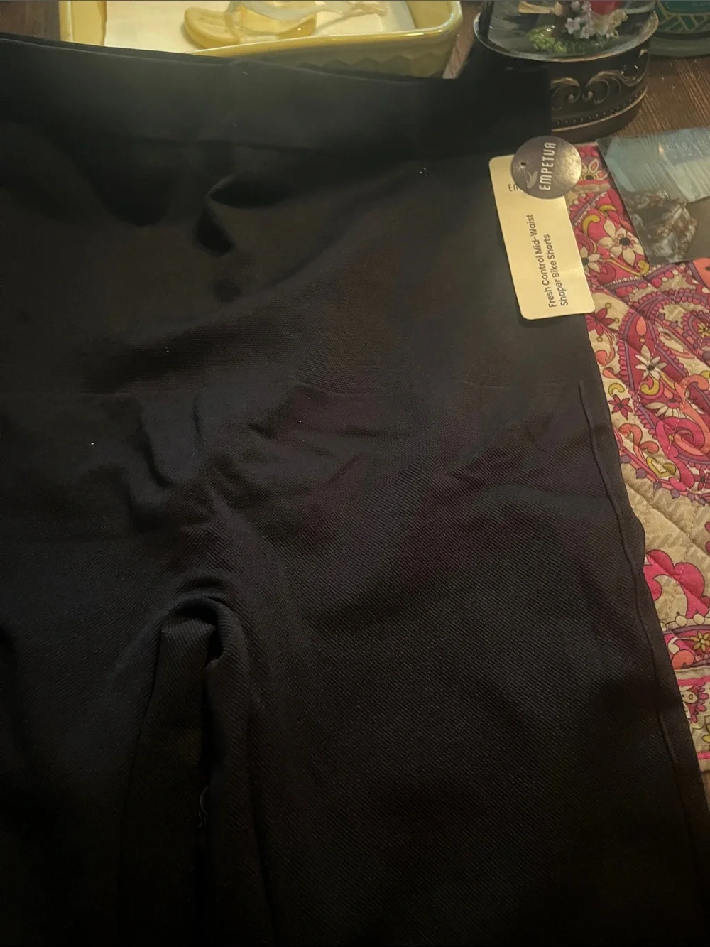 Empetua Fresh Control Mid-Waist Shaper Bike Shorts - Deep Purple Packaging